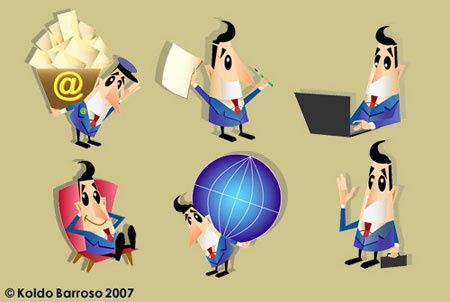 Illustration businessman