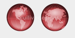 Chrome Globe illustration